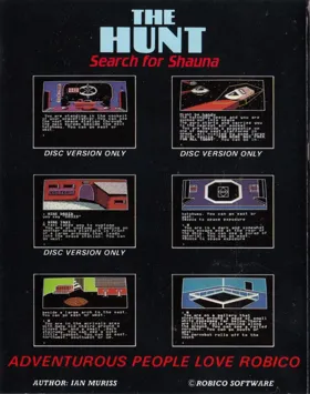 Hunt, The (1987)(Robico) box cover back